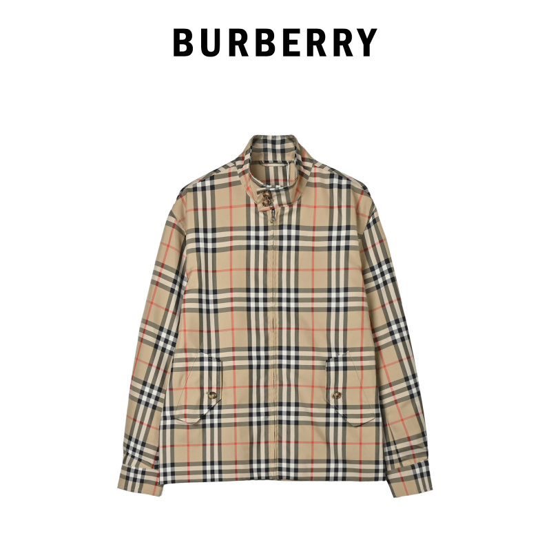 Burberry Vintage Check Harrington Jacket Beige view