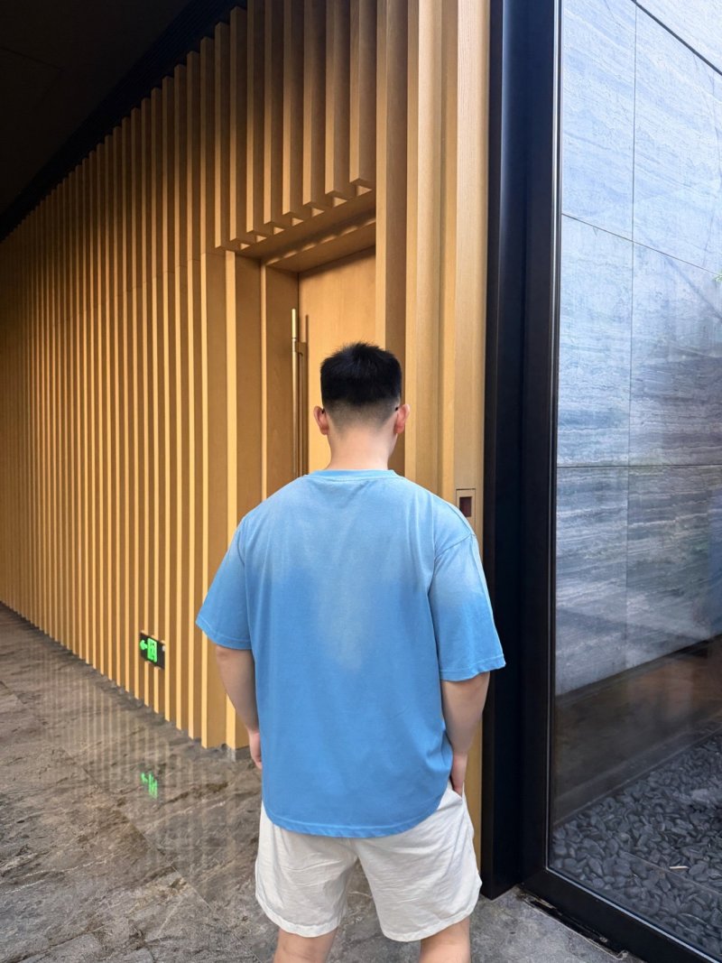 Acne Studios Stockholm 1996 Logo T-Shirt Light Blue view