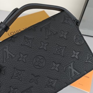 Louis Vuitton Steamer Monogram Crossbody Bag Black view 5
