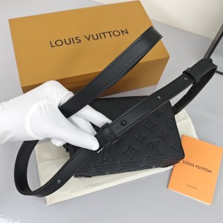 Louis Vuitton Steamer Monogram Crossbody Bag Black view 6