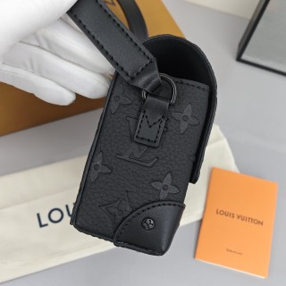 Louis Vuitton Steamer Monogram Crossbody Bag Black view 7