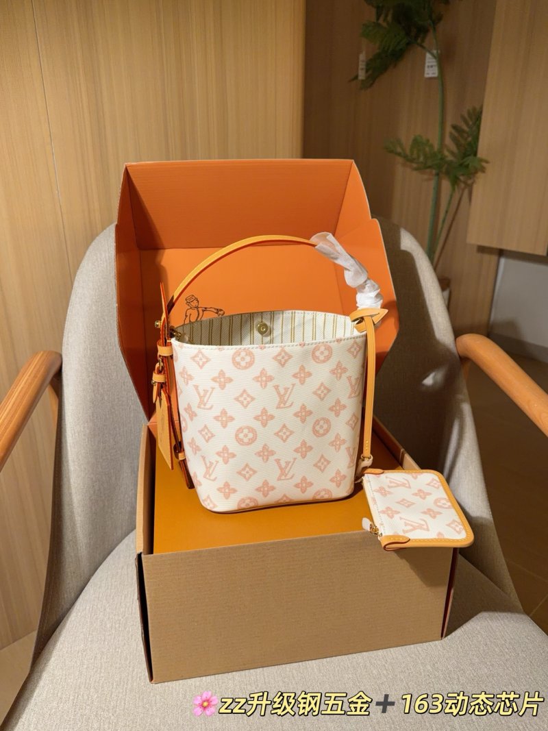 Louis Vuitton All In BB Bucket Bag Orange Monogram Canvas