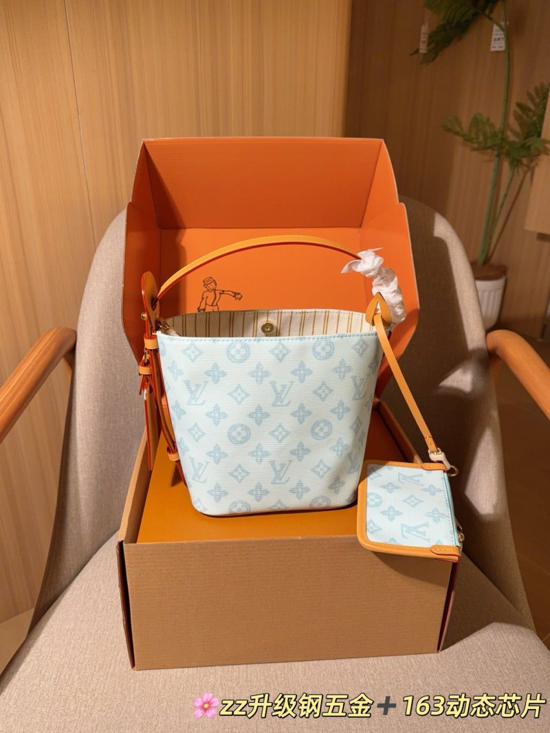 Louis Vuitton All In BB Bucket Bag Orange Monogram Canvas view