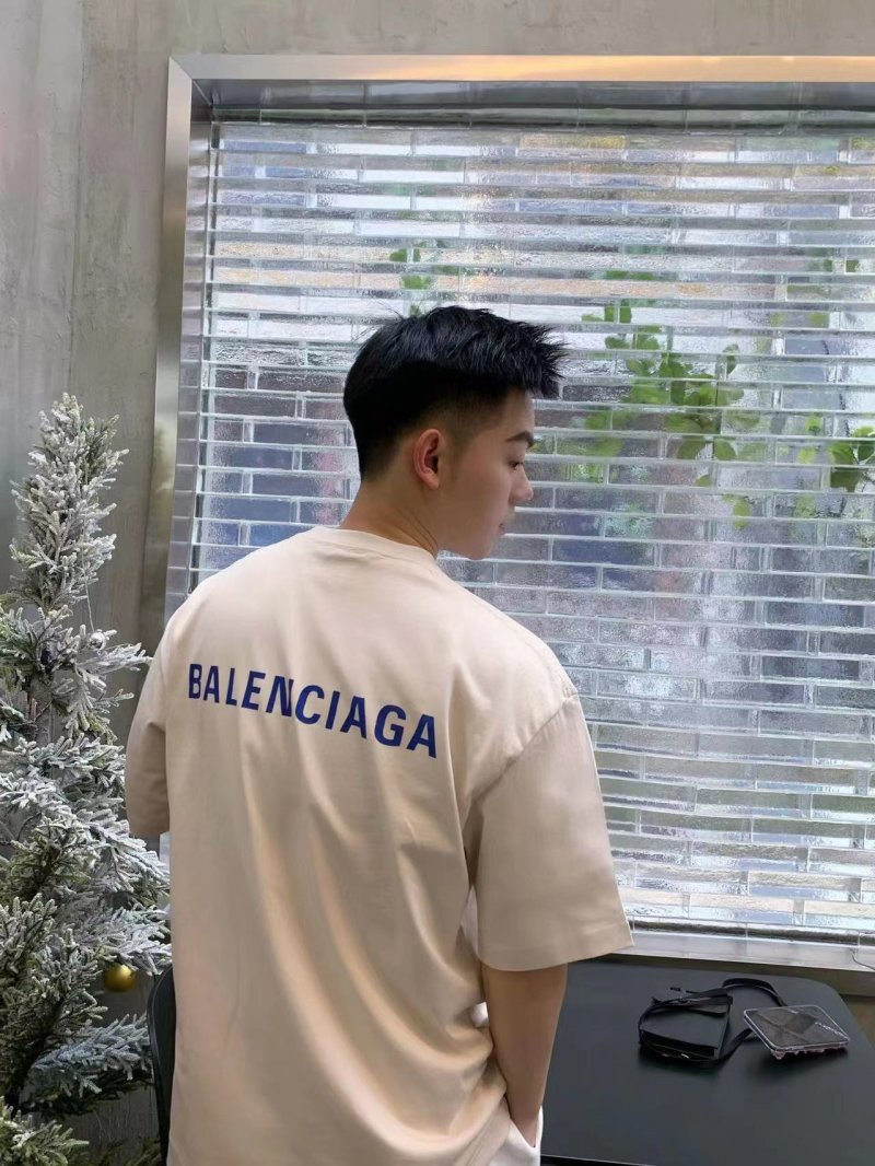 Balenciaga Logo White T-Shirt view