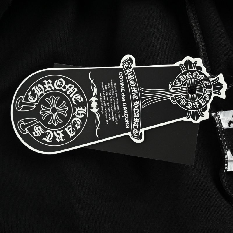 Chrome Hearts Black Cross Embroidered Short Sleeve T-Shirt view