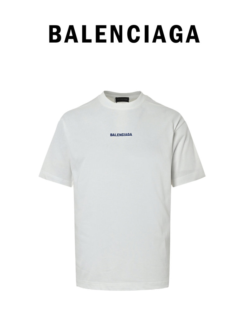 Balenciaga White Logo T-Shirt view