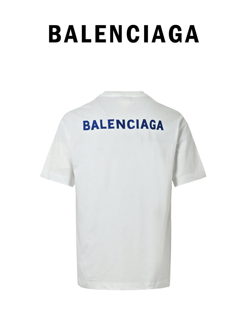 Balenciaga White Logo T-Shirt view