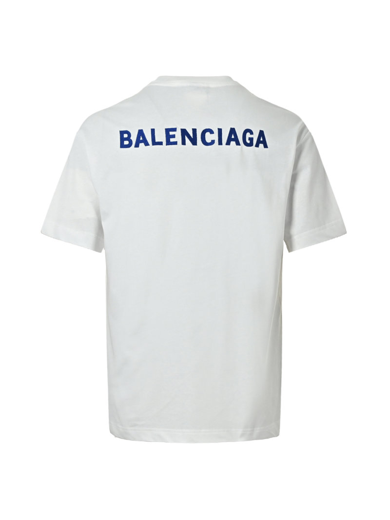 Balenciaga White Logo T-Shirt view