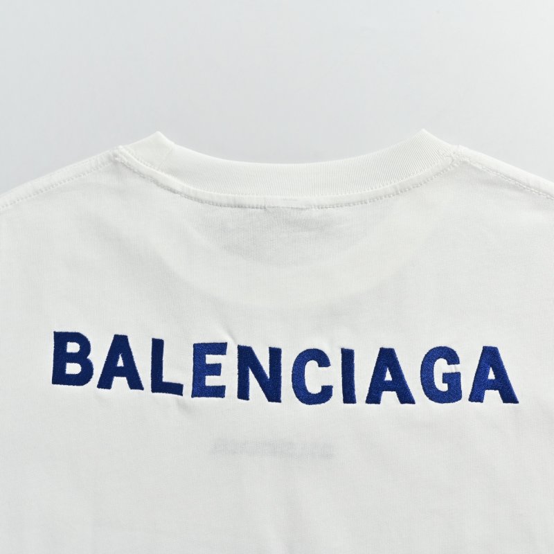Balenciaga White Logo T-Shirt view
