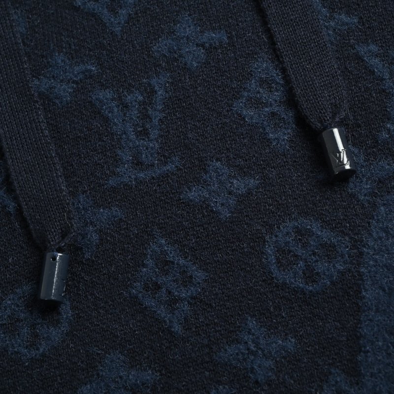 Louis Vuitton Monogram Navy Zip Hoodie view