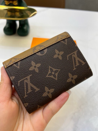 Louis Vuitton Rosalie Monogram Canvas Coin Purse - Beige view 3
