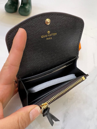 Louis Vuitton Rosalie Monogram Canvas Coin Purse - Beige view 5