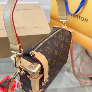 Louis Vuitton Side Trunk Monogram Canvas Shoulder Bag view 3