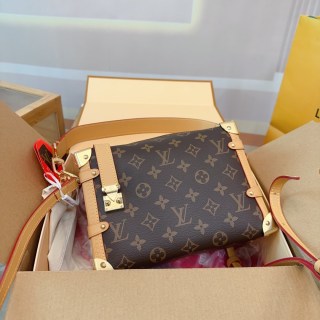 Louis Vuitton Side Trunk Monogram Canvas Shoulder Bag view 4