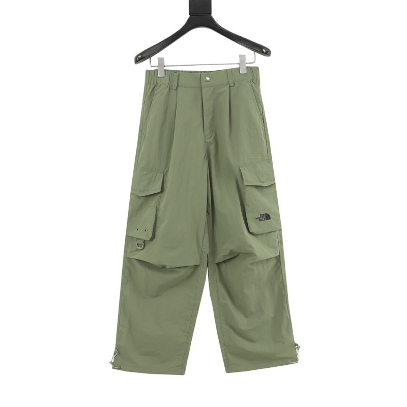 Sage Green Cargo Pants with Side Pockets view
