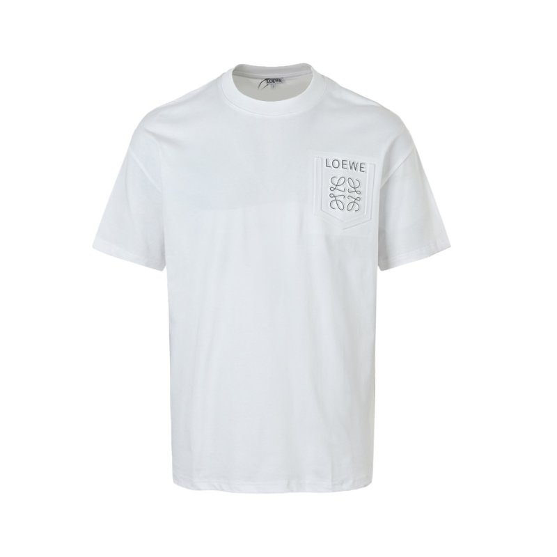 Loewe White Pocket Logo Short Sleeve T-Shirt view