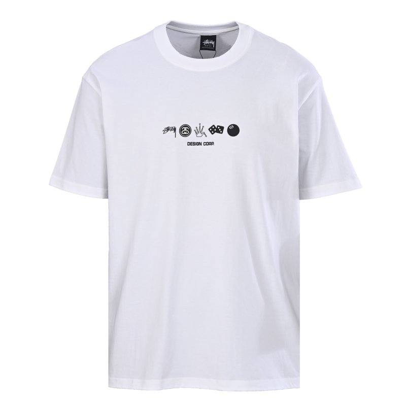 Stüssy World Globe White T-Shirt view