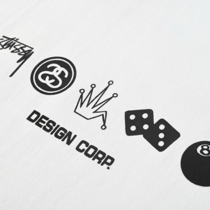 Stüssy World Globe White T-Shirt view