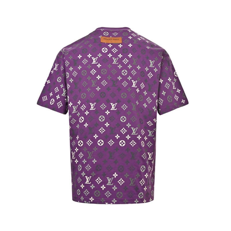 Louis Vuitton Monogram Purple Short Sleeve T-Shirt view