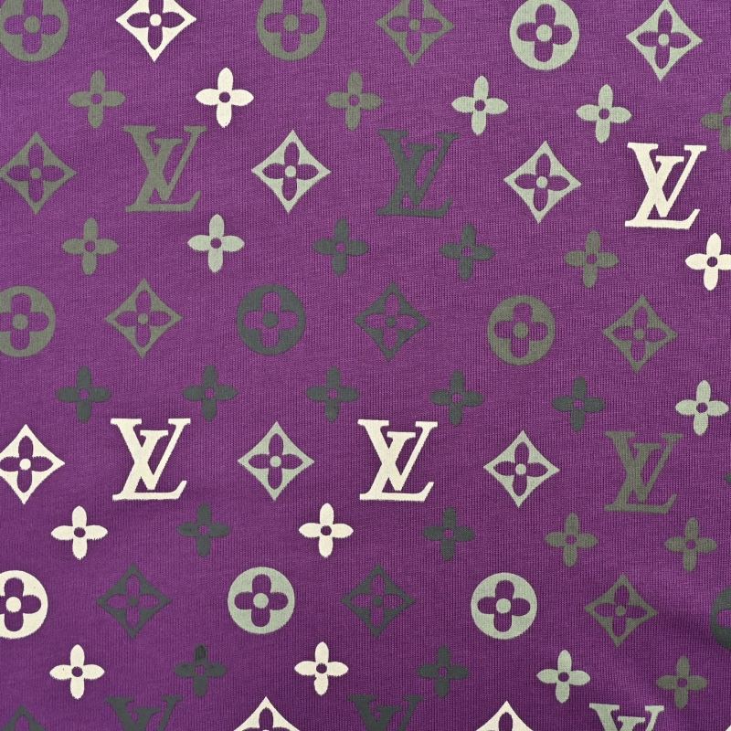Louis Vuitton Monogram Purple Short Sleeve T-Shirt view