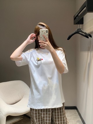 Dolce & Gabbana White Embroidered Llama T-Shirt view 4