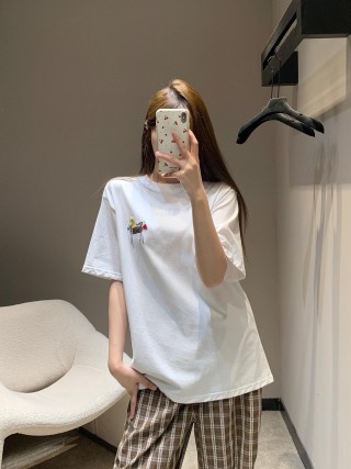 Dolce & Gabbana White Embroidered Llama T-Shirt view 9