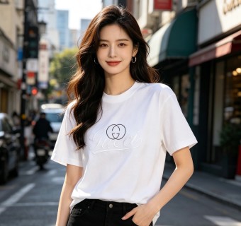Gucci Interlocking G Logo White T-Shirt view 1