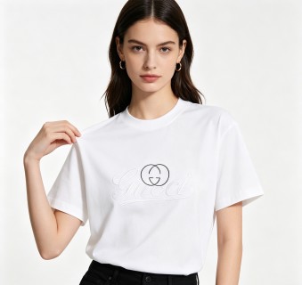Gucci Interlocking G Logo White T-Shirt view 2