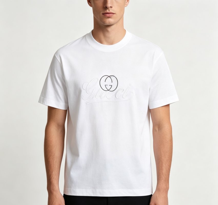 Gucci Interlocking G Logo White T-Shirt view