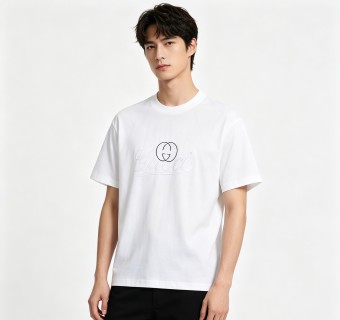 Gucci Interlocking G Logo White T-Shirt view 5