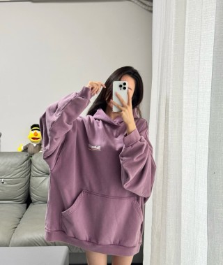 Balenciaga Purple Oversized Hoodie view 2