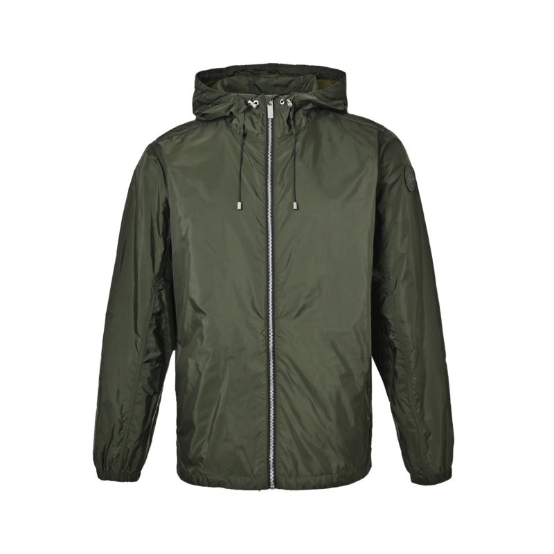Stone Island Olive Green Nylon Windbreaker Jacket view