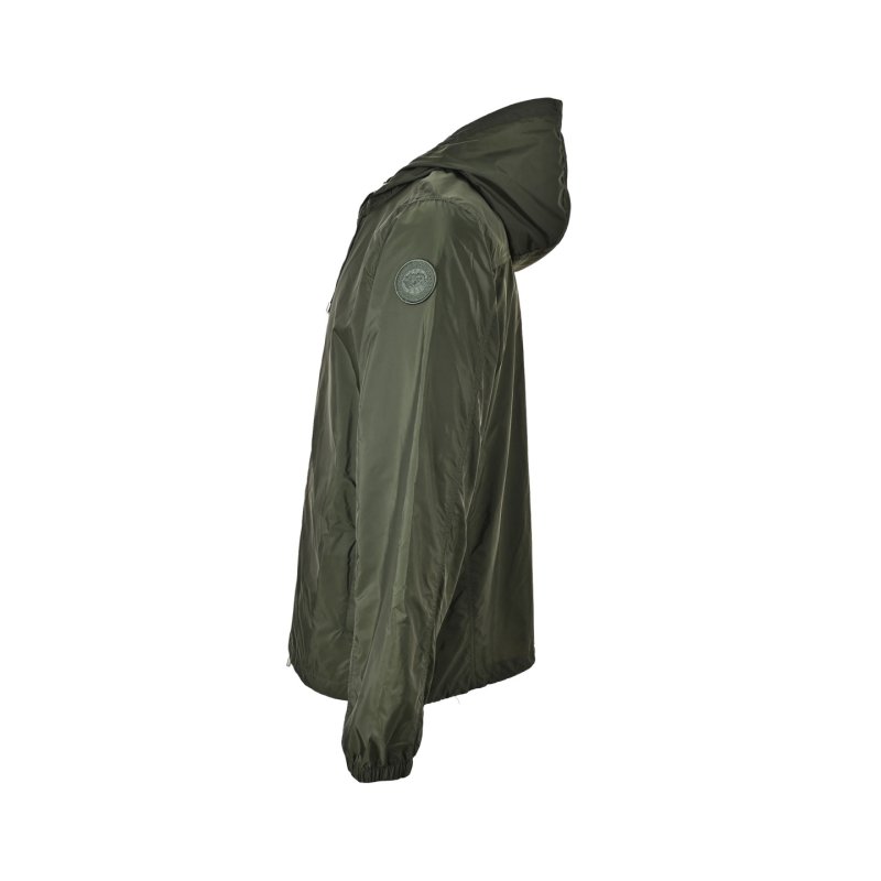Stone Island Olive Green Nylon Windbreaker Jacket view