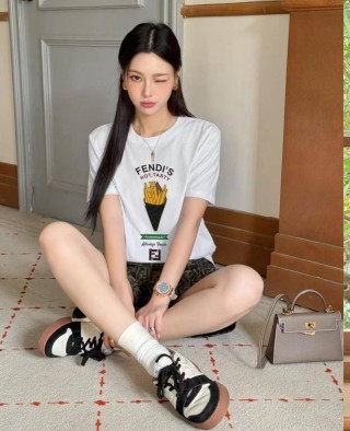 Fendi Hot Tasty Ice Cream White T-Shirt view 4
