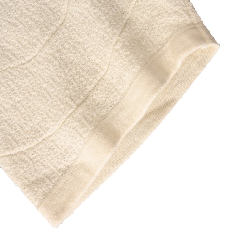 Loewe Striped Wool Blend Knit T-Shirt Cream & Black view
