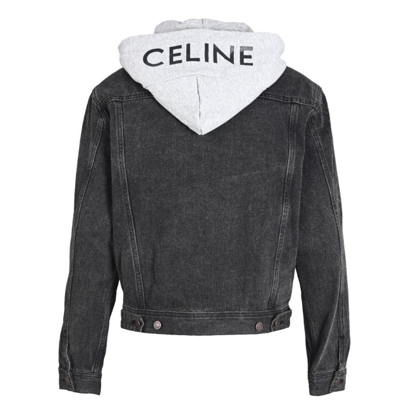Black Denim Jacket - Classic Button-Up Style view