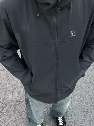 Kailas Black Windbreaker Jacket view 1
