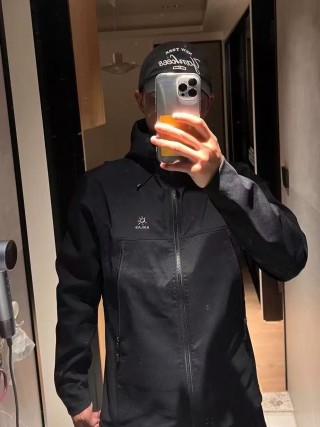 Kailas Black Windbreaker Jacket view 2