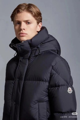 Moncler Black Quilted Down Puffer Jacket view 2