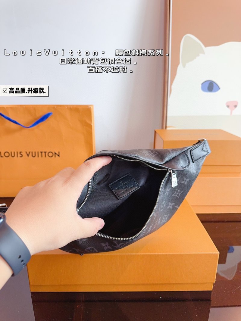 Louis Vuitton Discovery Monogram Eclipse Waist Bag Black view
