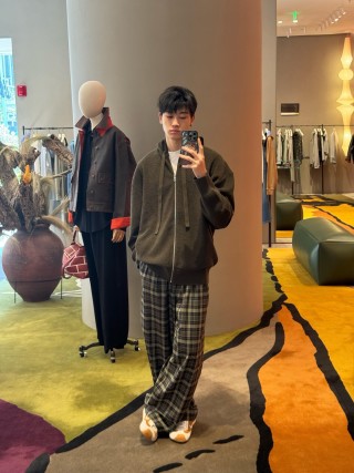Olive Oversized Zip Hoodie Jacket view 8