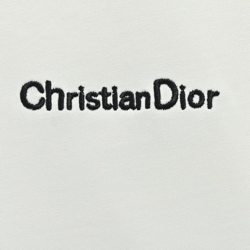 Christian Dior Splatter Print White T-Shirt view