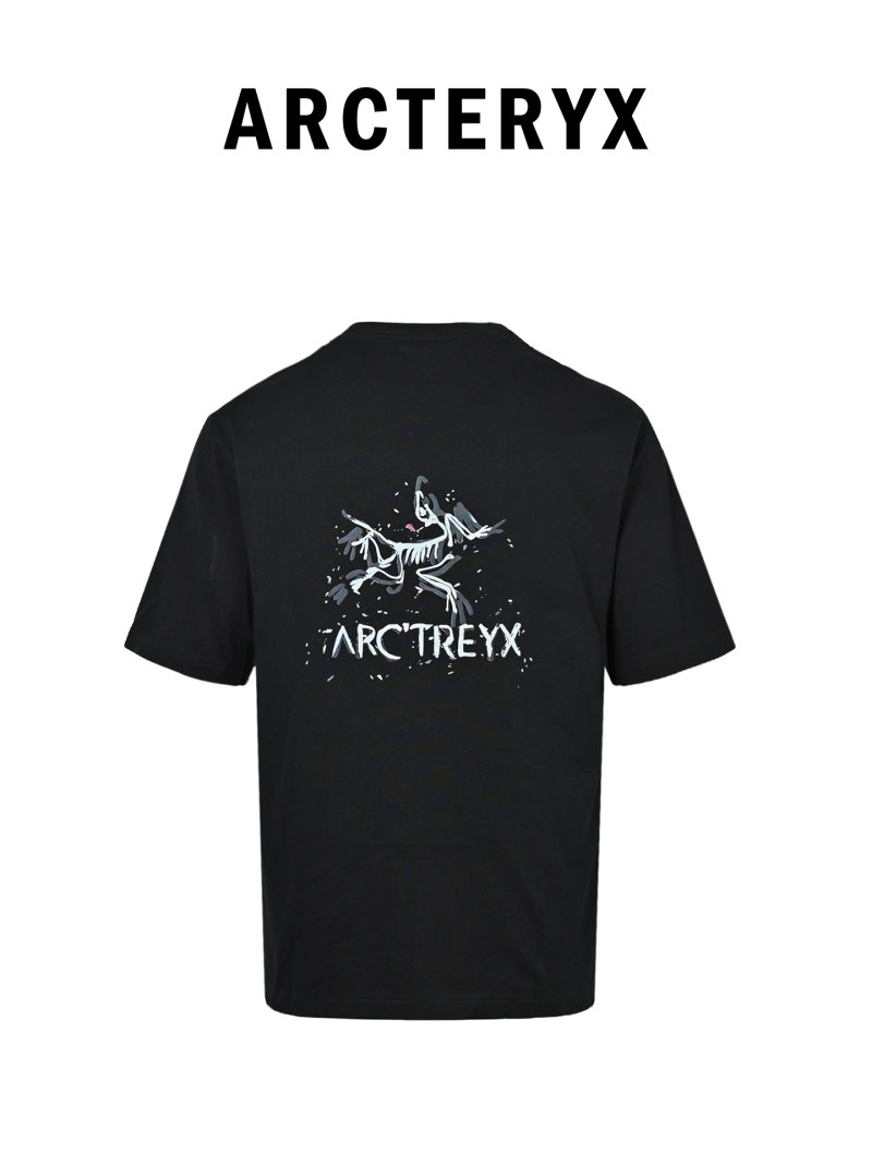 Arcteryx Black Graphic Logo T-Shirt view