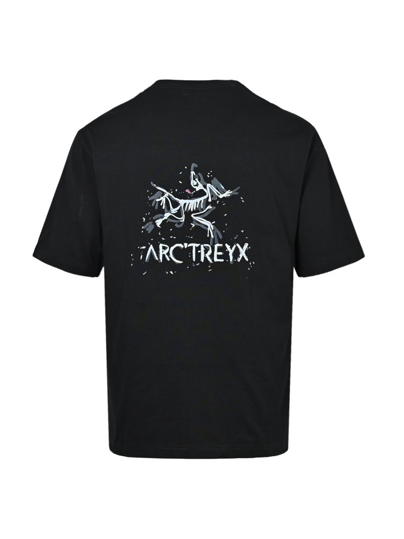 Arcteryx Black Graphic Logo T-Shirt view
