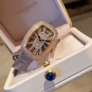 Franck Muller Tonneau Rose Gold Diamond Watch Lavender Strap video