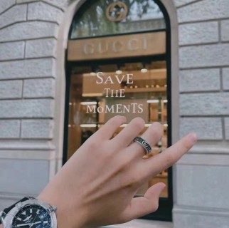 Gucci Double G Silver Ring Unisex view 3