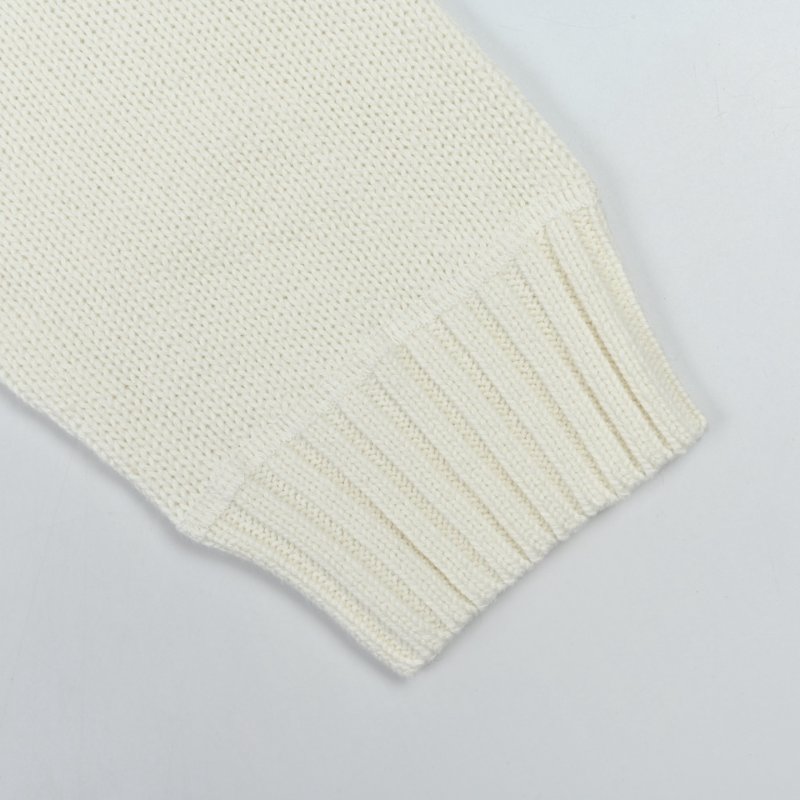 Prada Milano Crest Knit Sweater Cream view
