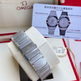 Omega Constellation 41mm Green Dial Steel Watch view 9