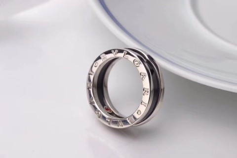 Bvlgari B.Zero1 Two-Tone Ring with Black Ceramic view 1