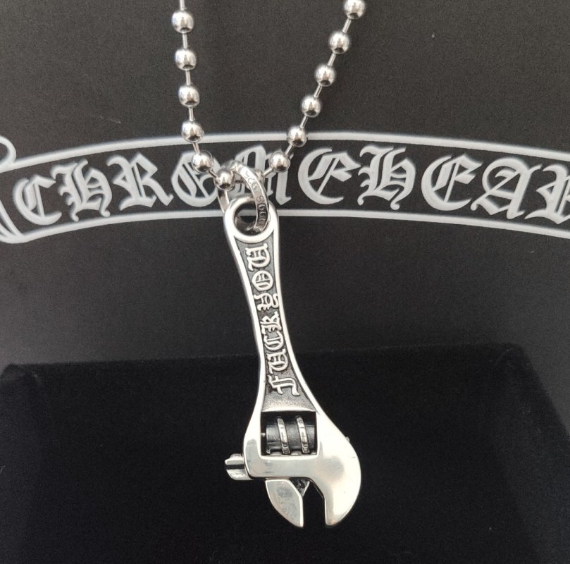 Chrome Hearts Wrench Pendant Necklace Silver view